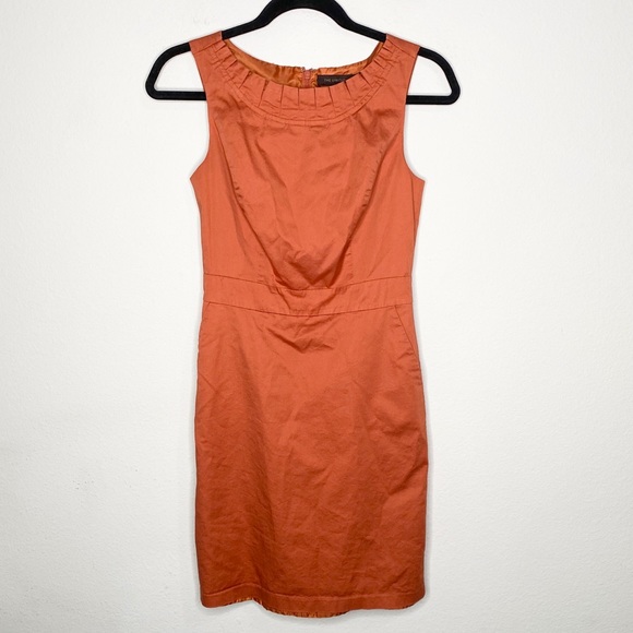 The Limited Dresses & Skirts - 5/$15 The Limited Burnt Orange A-Line Dress Size 0